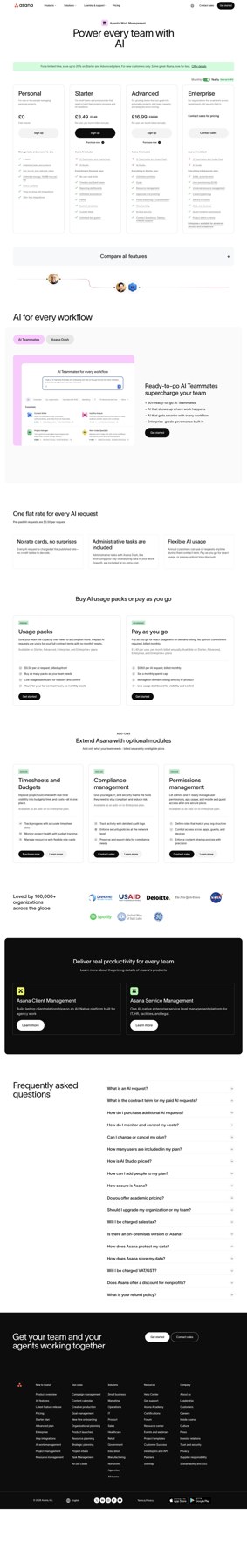 Asana Pricing