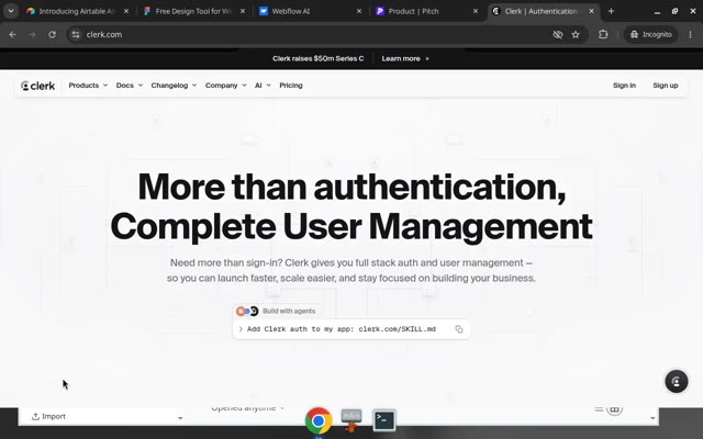 Clerk Homepage