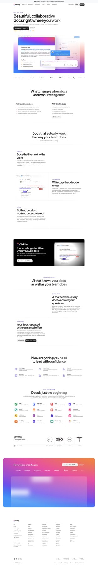 ClickUp Docs