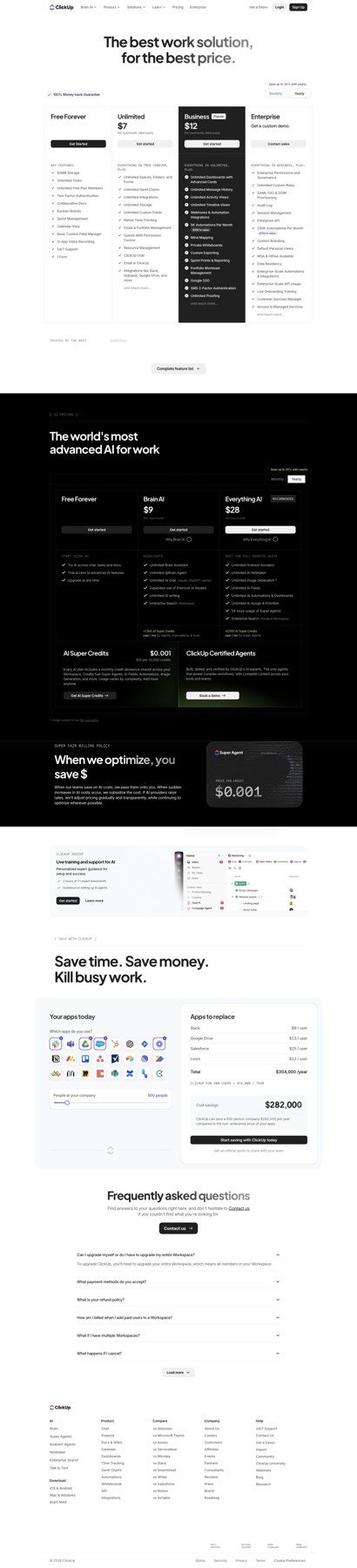ClickUp Pricing