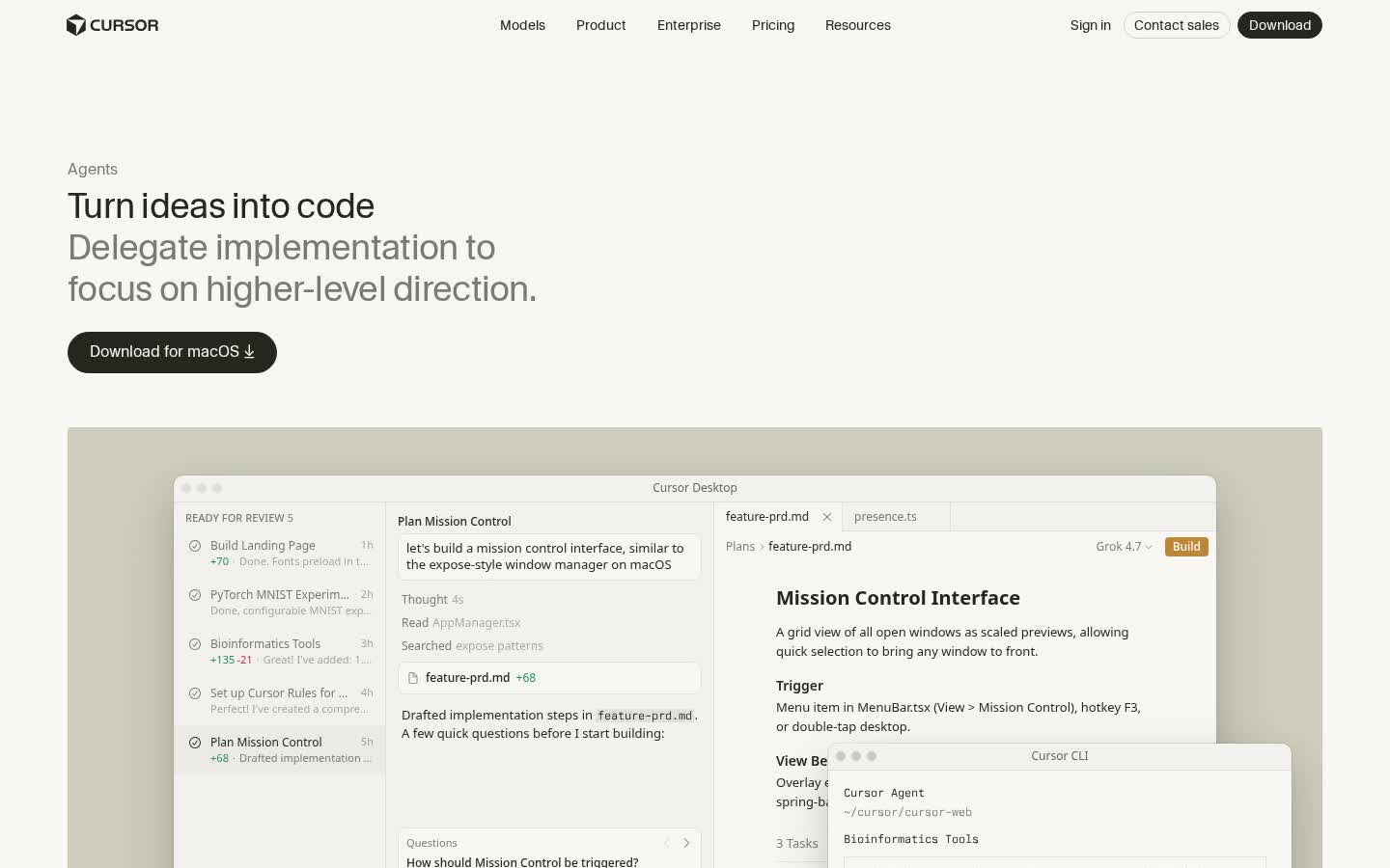 Cursor Product