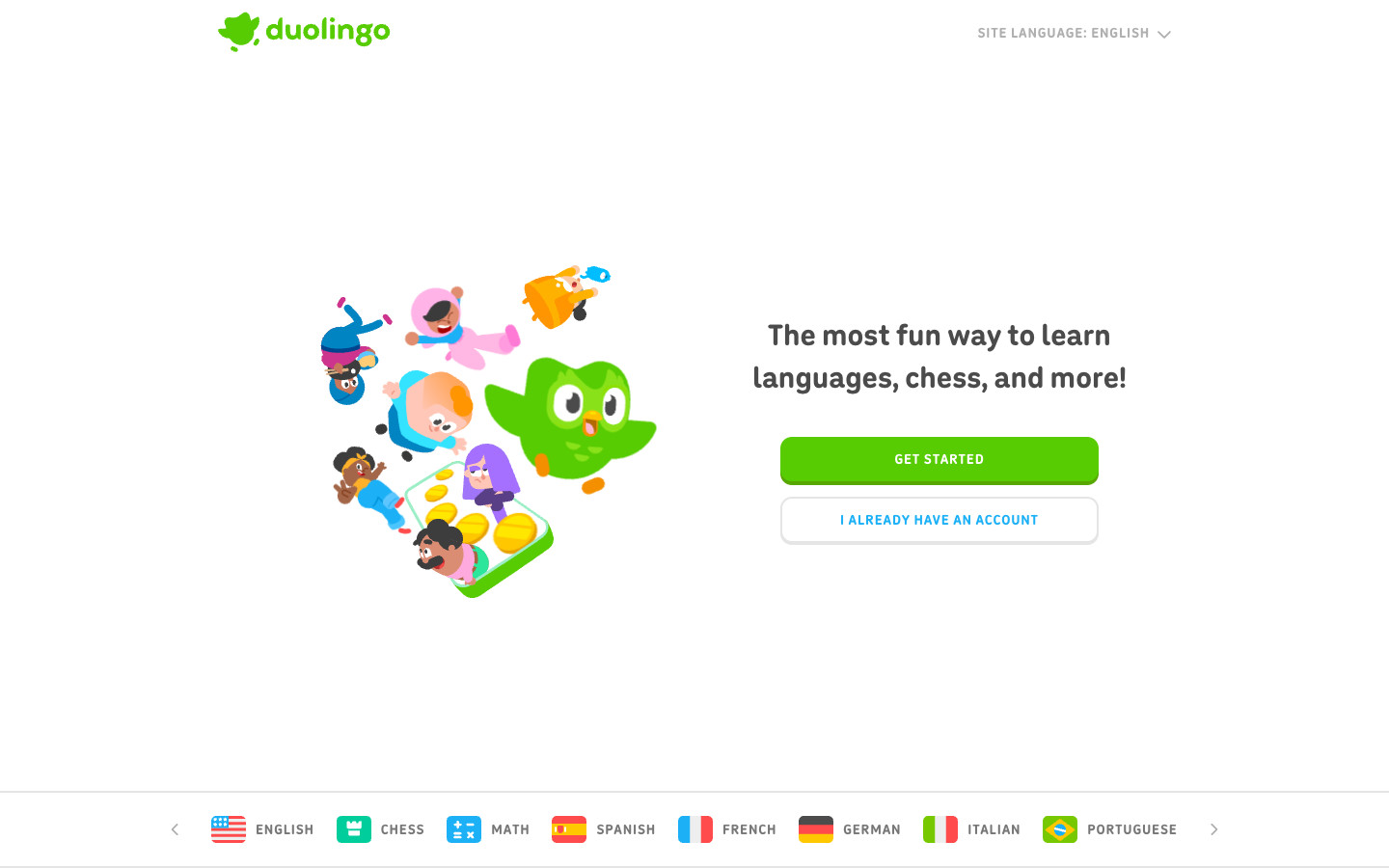 Duolingo Homepage