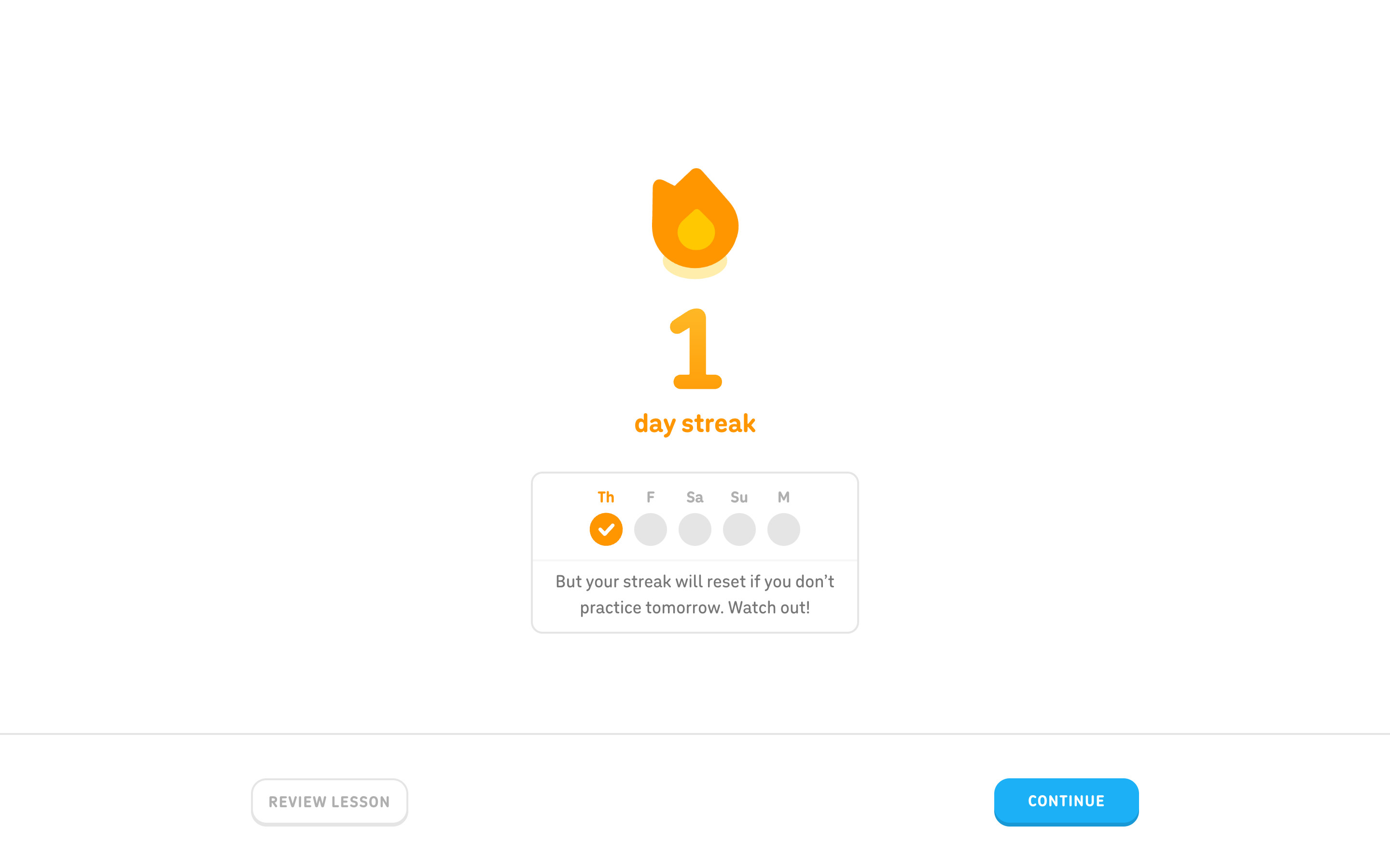Duolingo Day streak