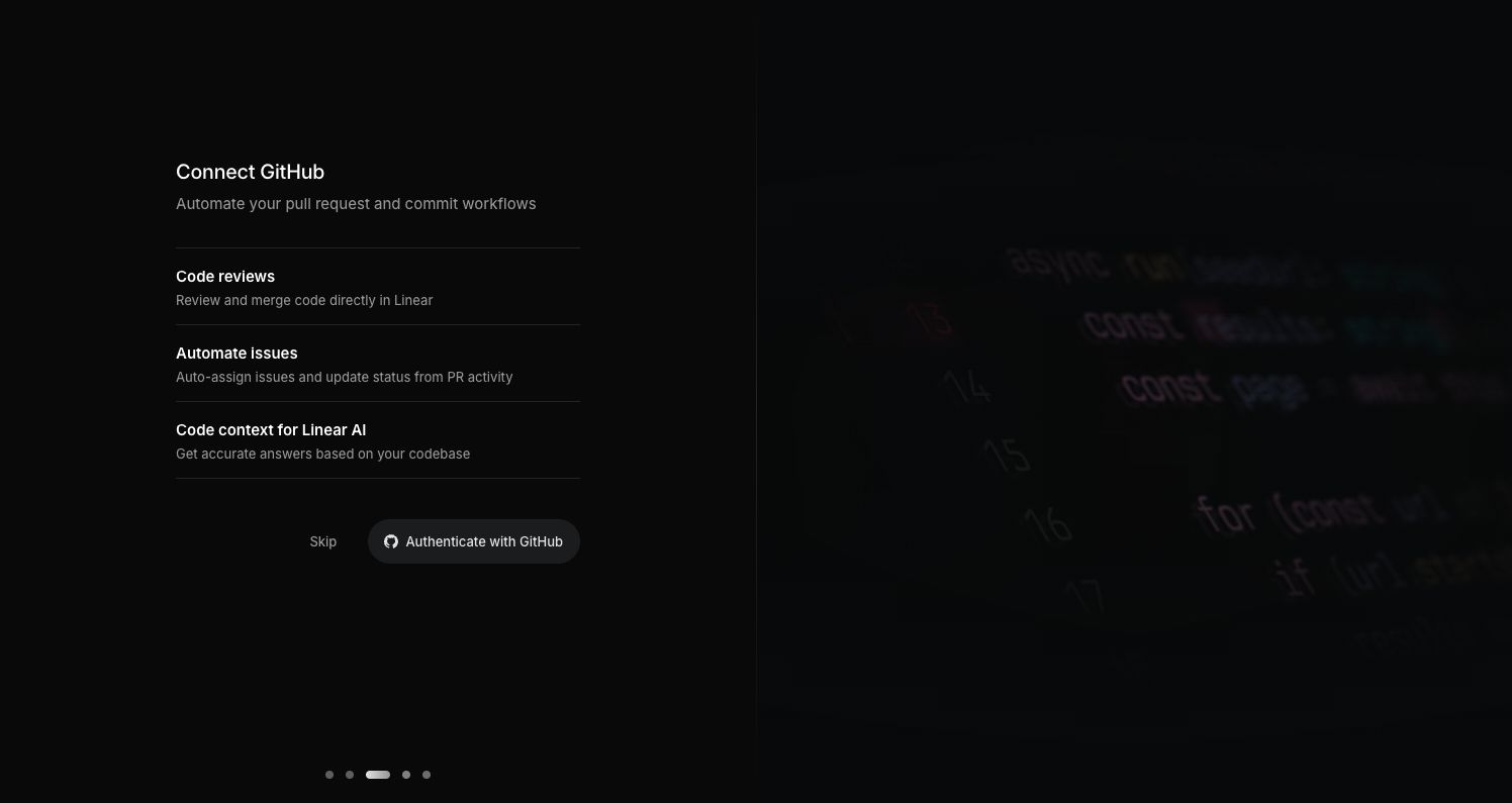 Linear — Connect GitHub