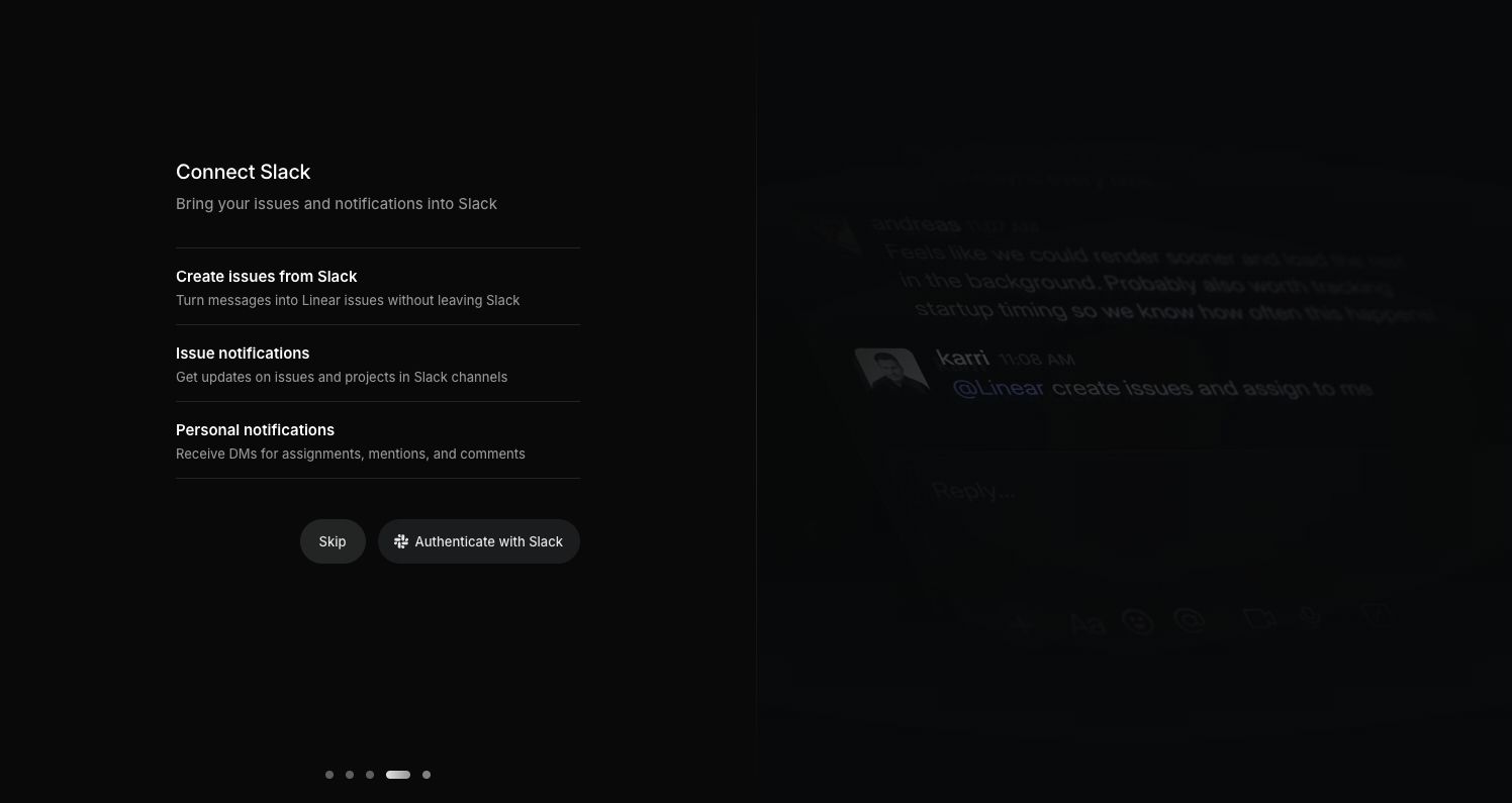 Linear — Connect Slack
