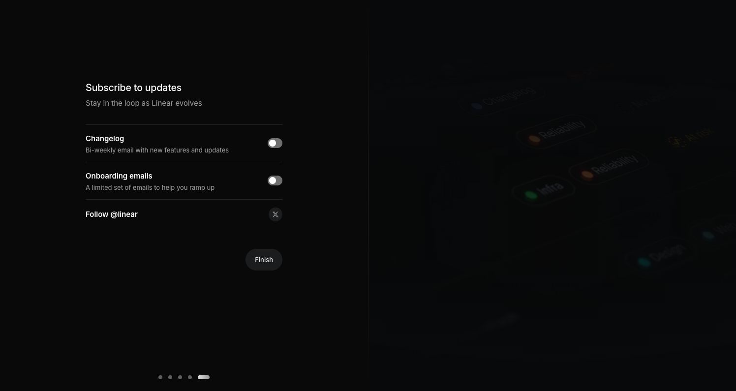 Linear — Subscribe to updates