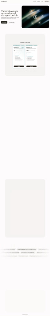 Perplexity — Pro page