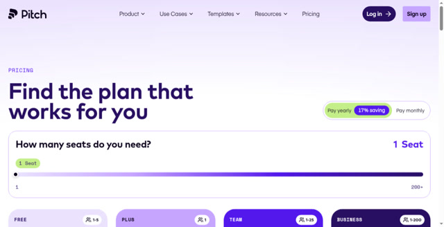 Pitch Pricing