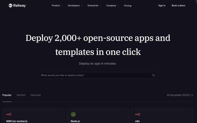 Railway Public templates / deploy
