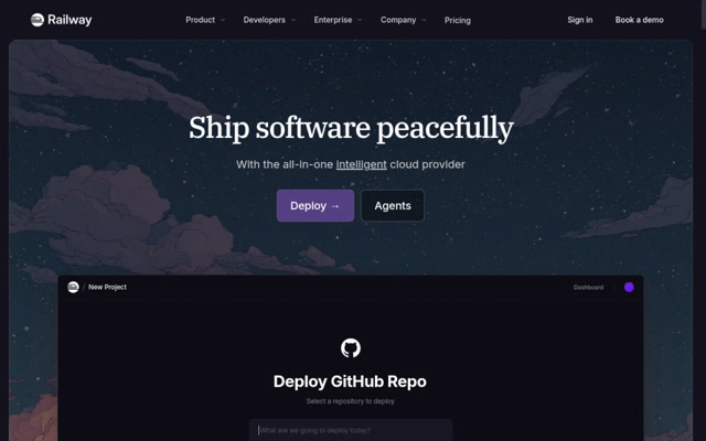 Railway Homepage