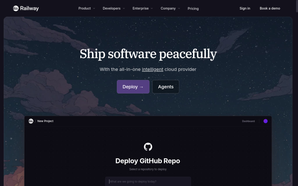 Railway — Homepage