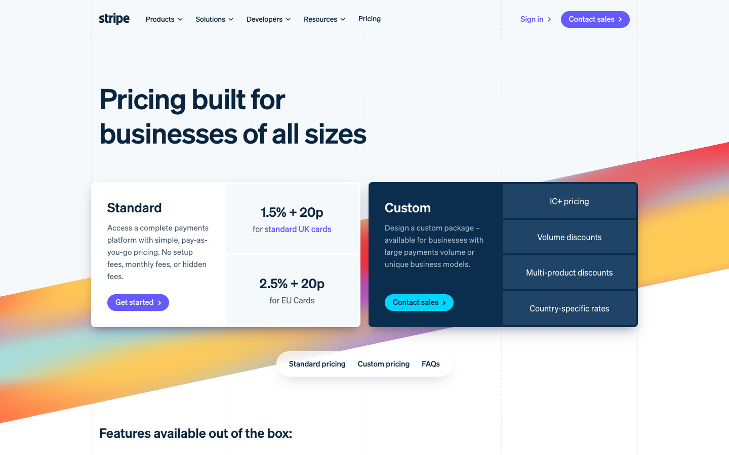 Stripe Pricing